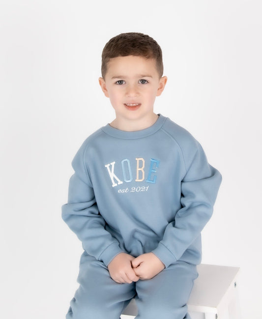 Blue established joggy set