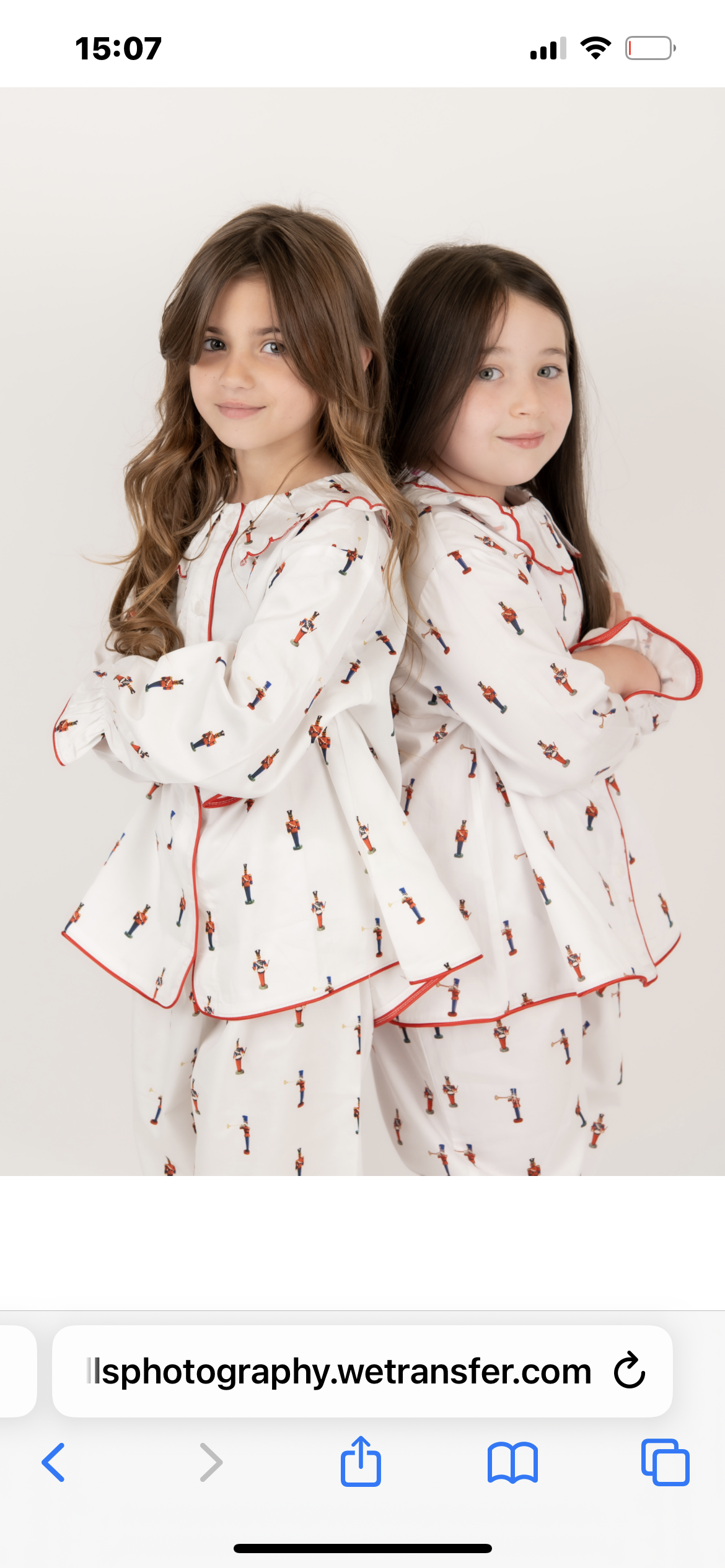 PRE ORDER 2-GIRLS Traditional Nutcracker Pyjamas