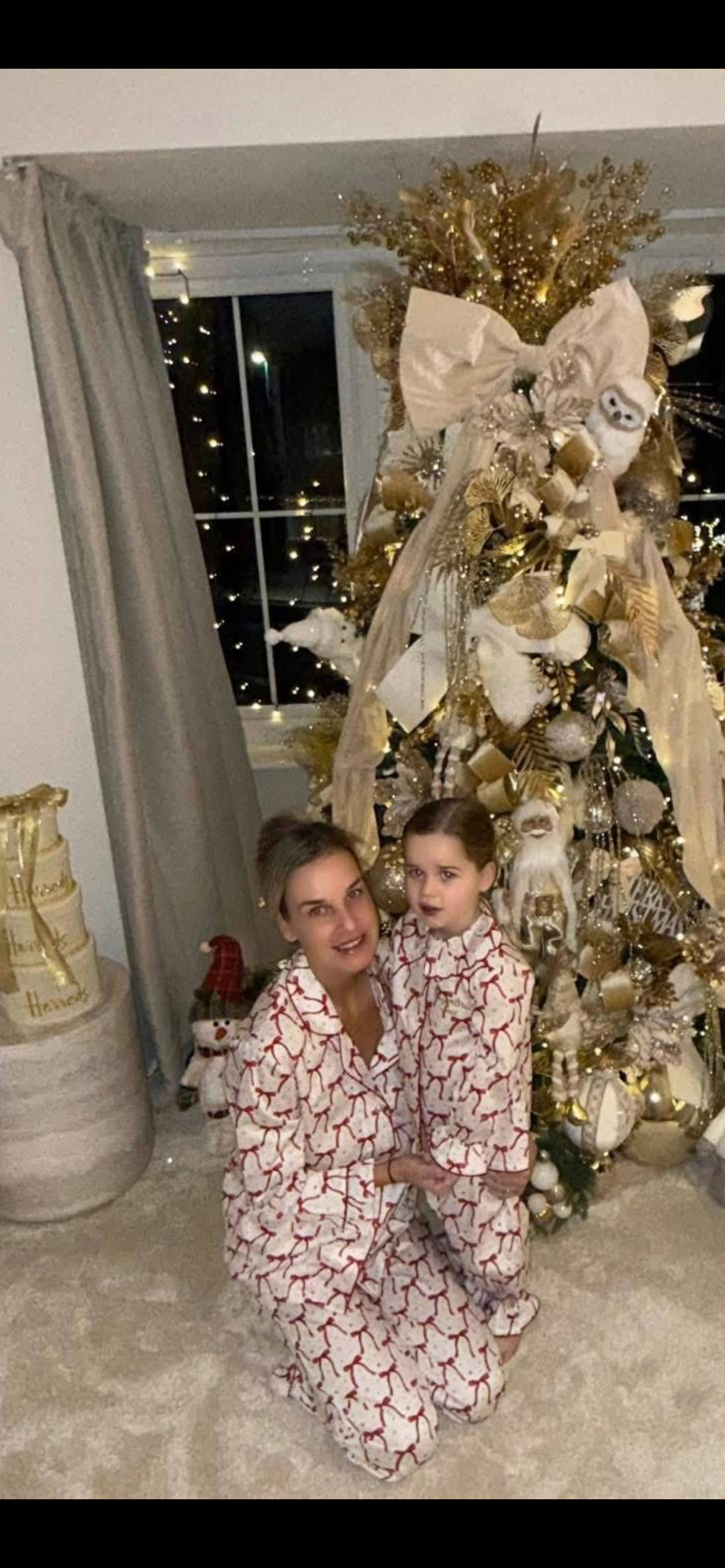 Ladies Bow design Pyjamas