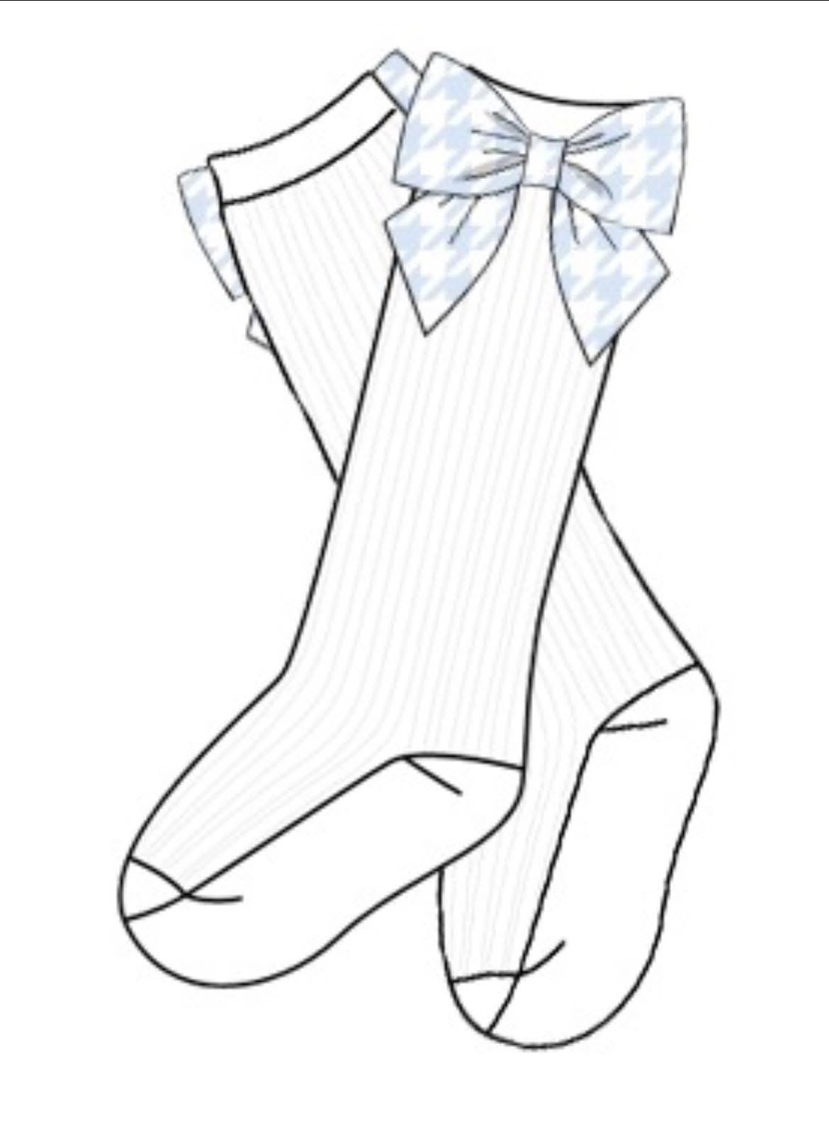 PRE ORDER Girls Matching Bow Socks