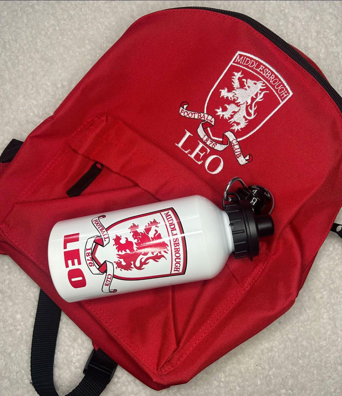 Backpack and bottle bundle