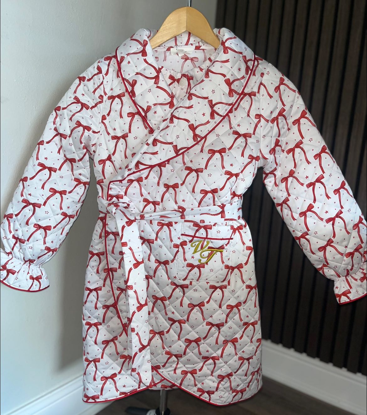 PRE ORDER 2-Pretty little bow Night Coat