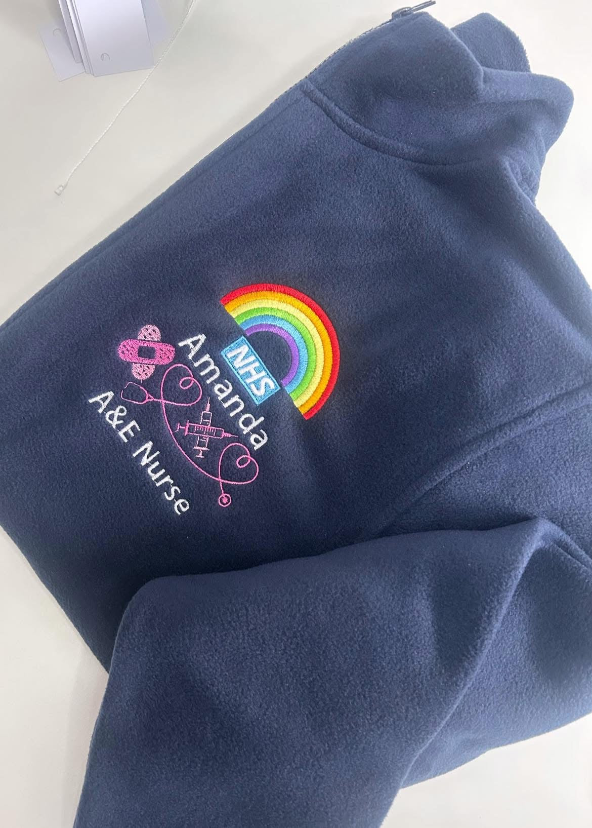NHS Rainbow and pink design