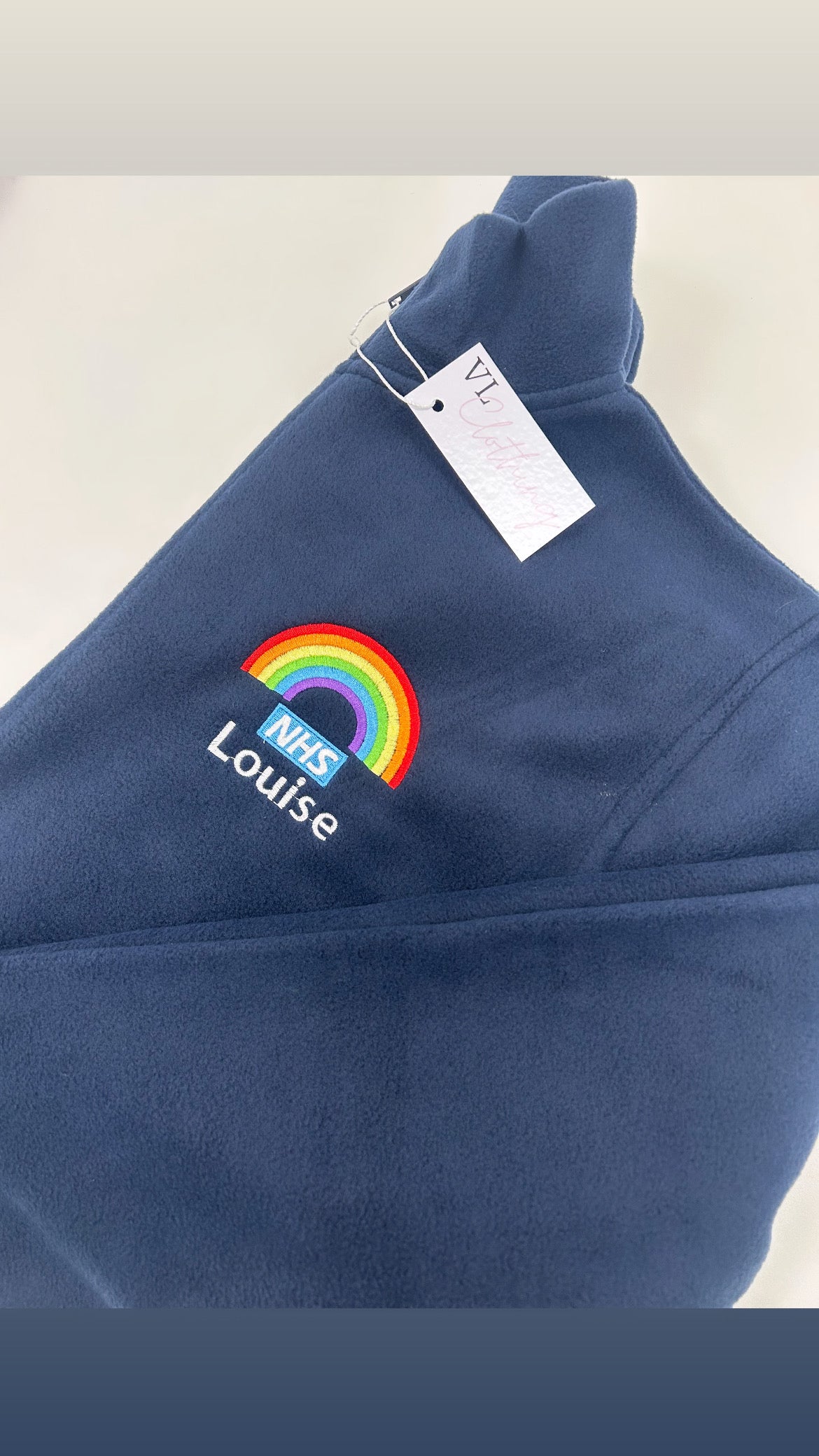 NHS rainbow fleece
