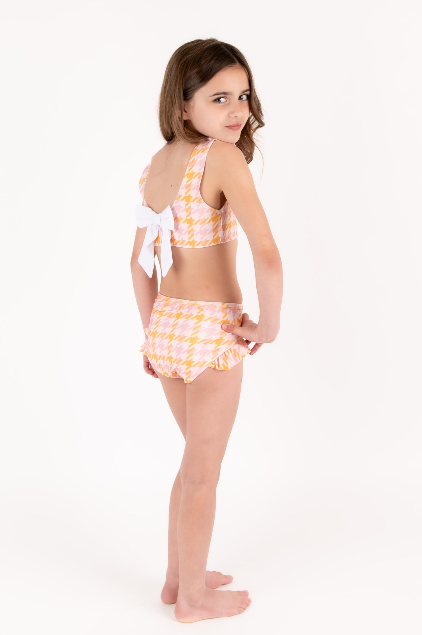 houndstooth print 2 piece