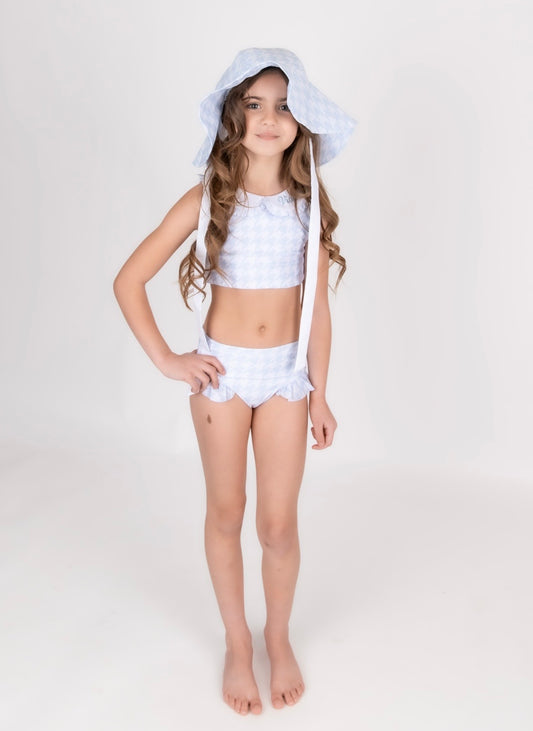 Houndstooth 2 piece bikini