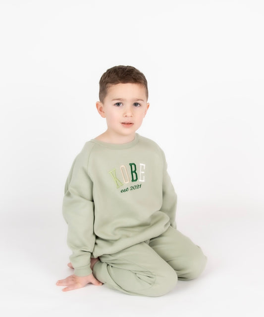 Sage established joggy set