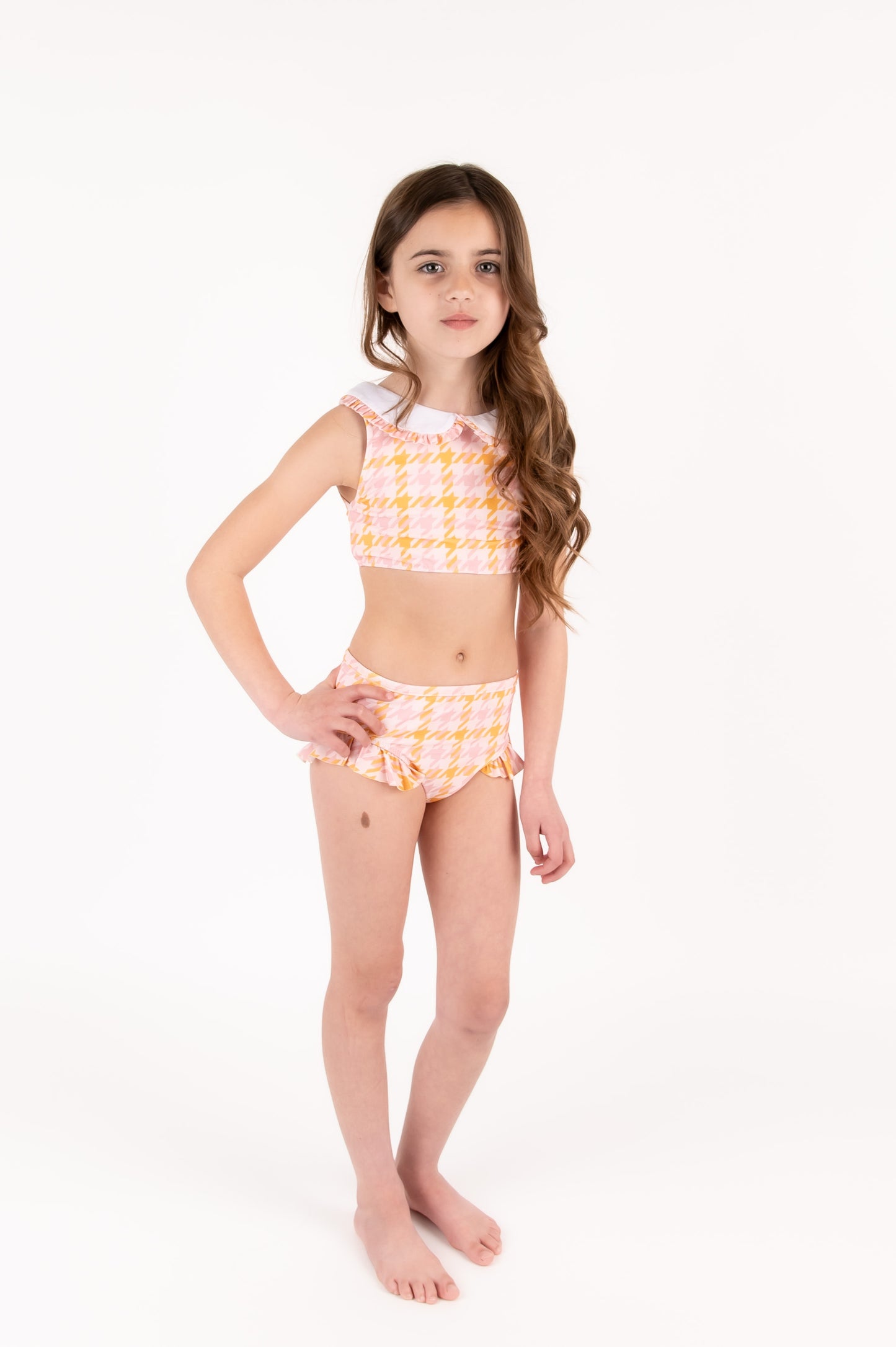 houndstooth print 2 piece