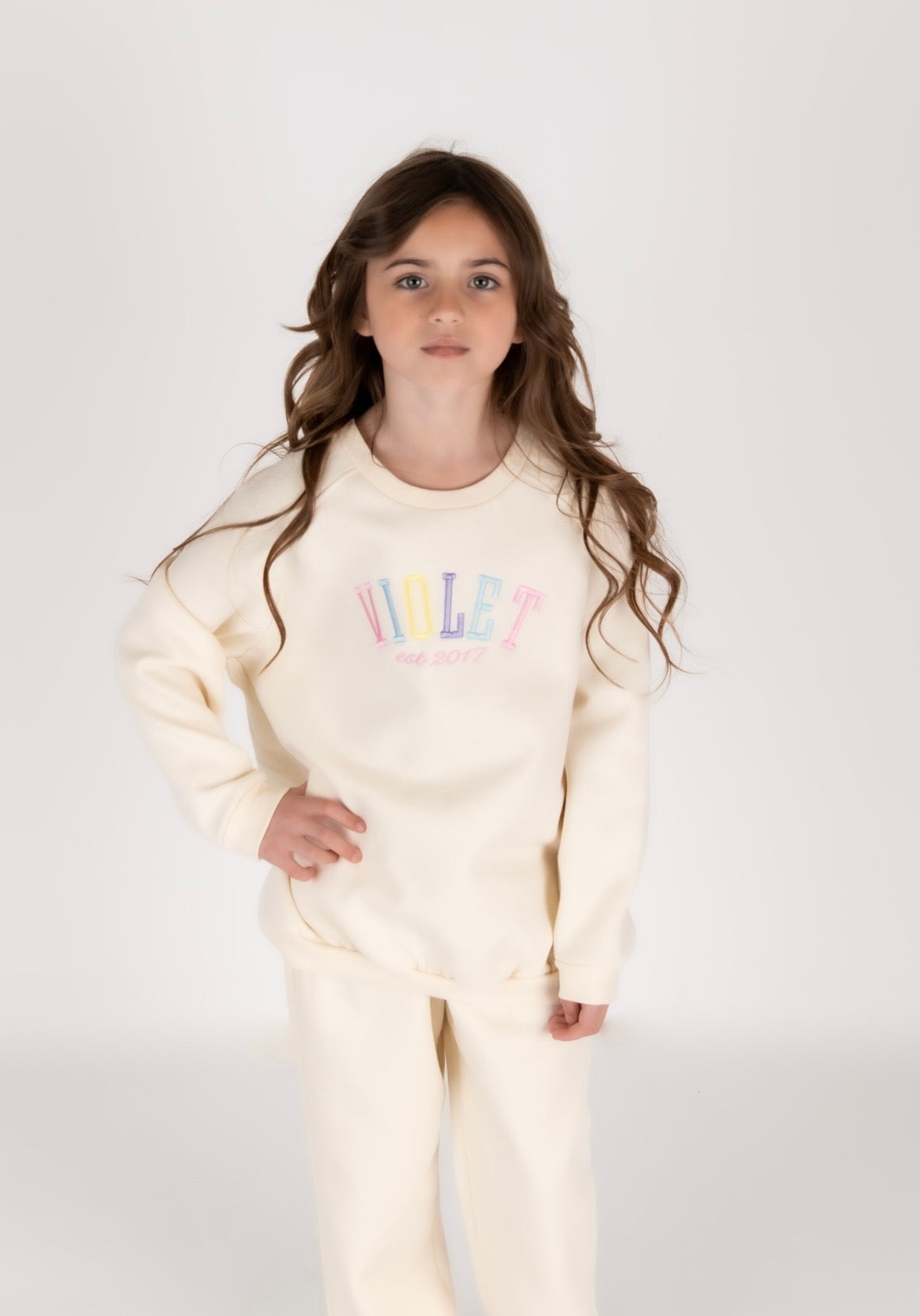 Girls Vanilla Pastel established joggy set