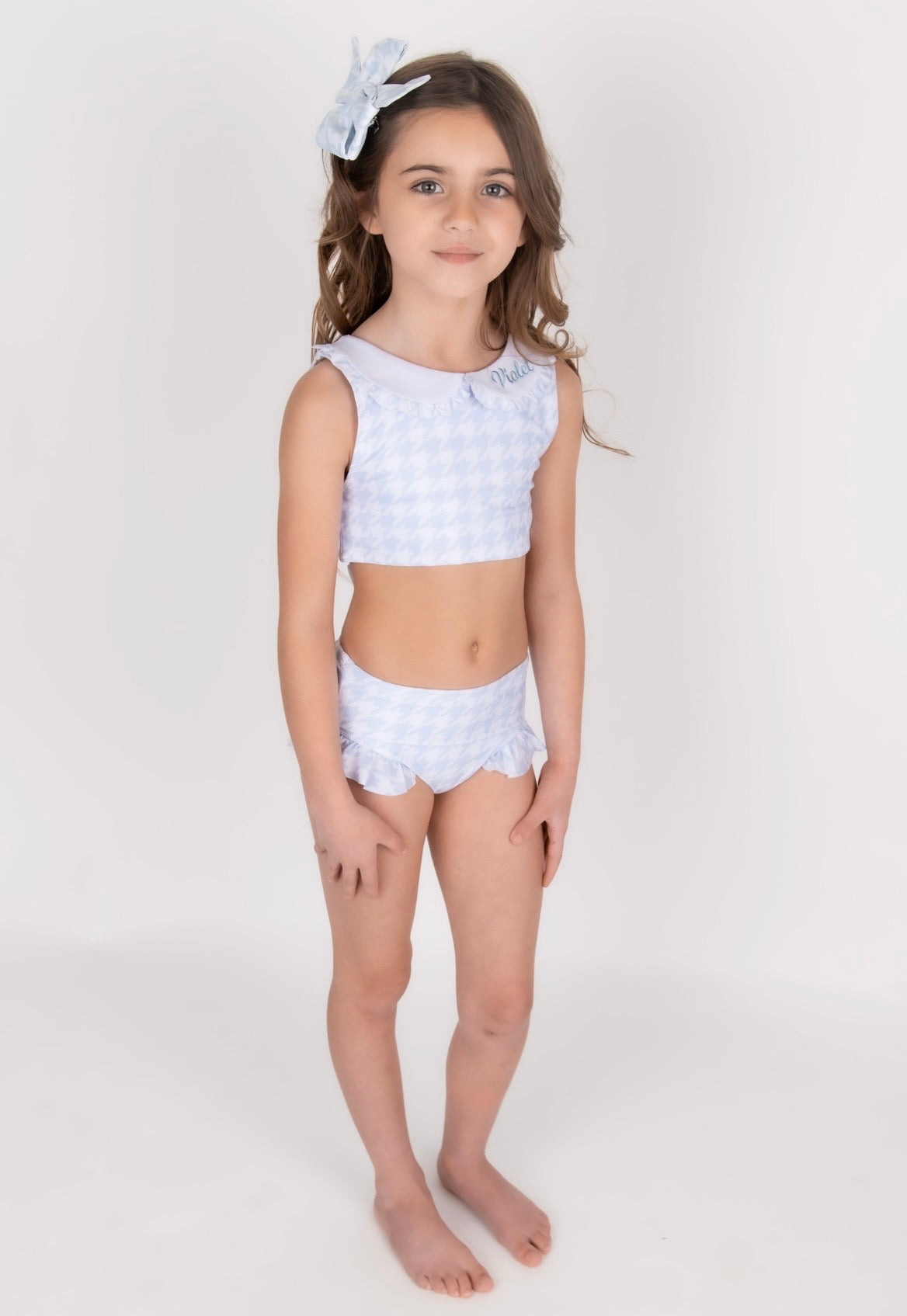 Houndstooth 2 piece bikini
