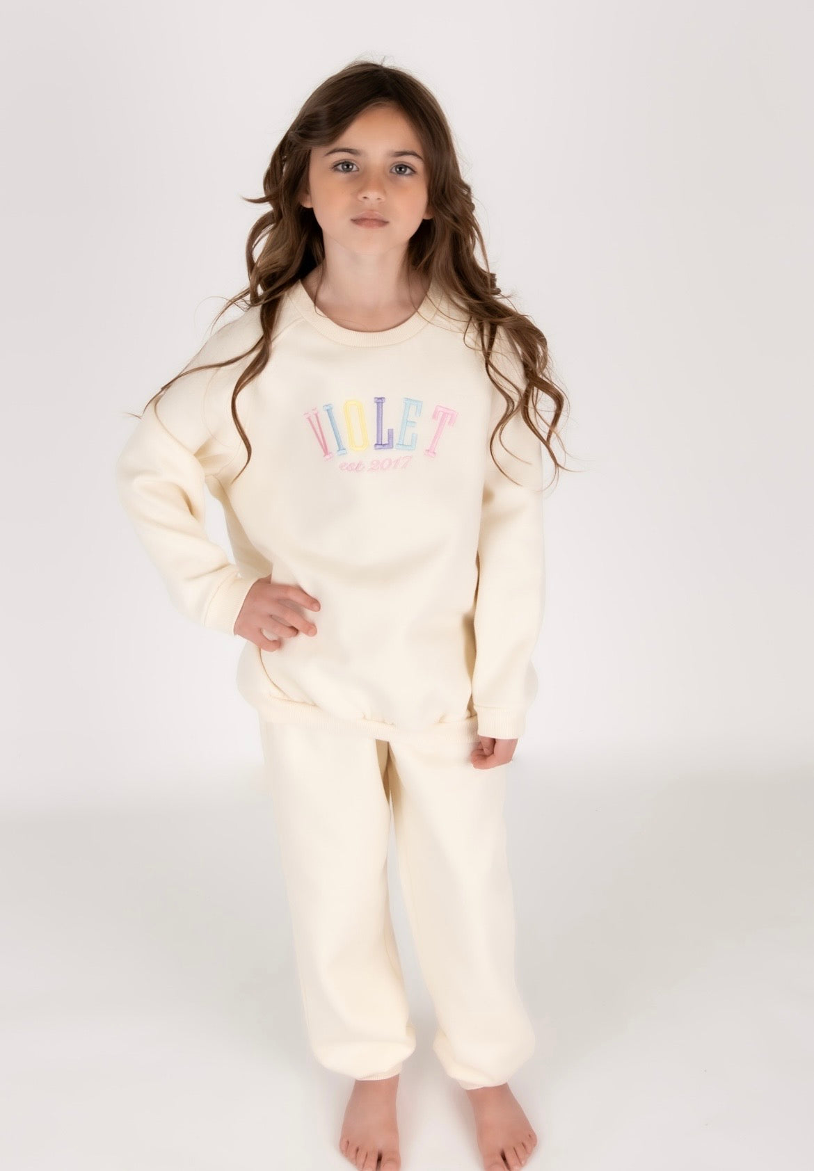 Girls Vanilla Pastel established joggy set
