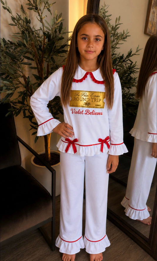 PRE ORDER-New Frills & Bow believe pyjamas