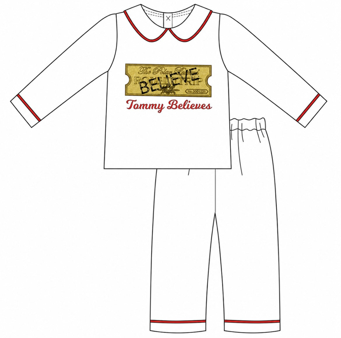 PRE ORDER New boys believe pyjamas