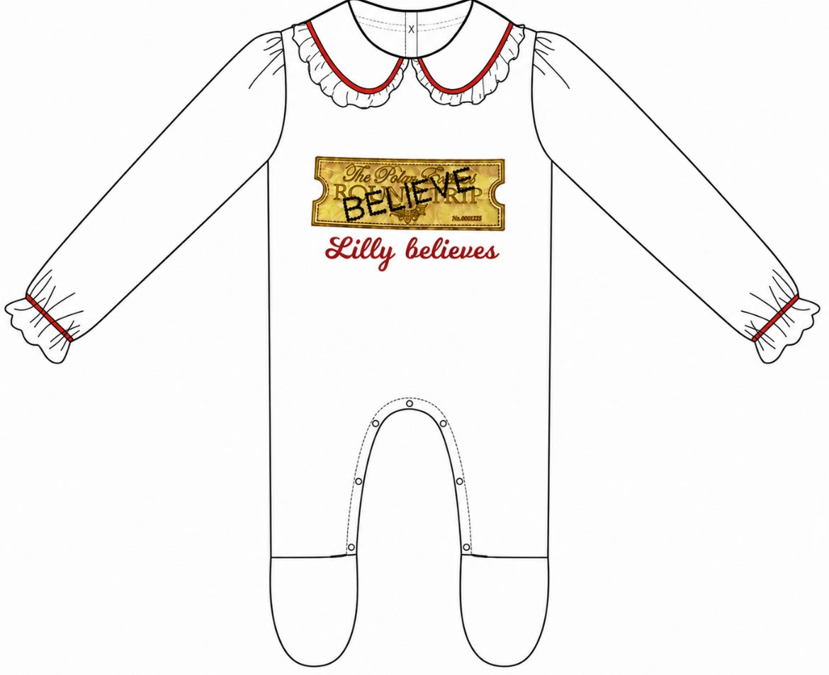 PRE ORDER NEW girls believe romper