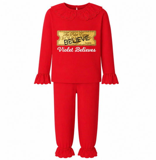 Believe frill pyjamas