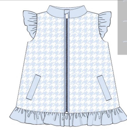 PRE ORDER Houndstooth Print Gilet