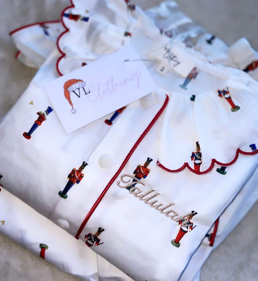PRE ORDER Girls Traditional Soldier Pyjamas