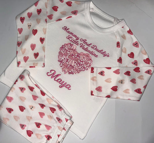 Valentines pyjamas