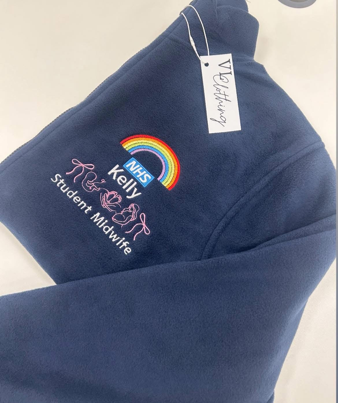 Midwife design fleece