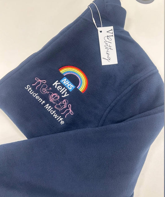 Midwife design fleece