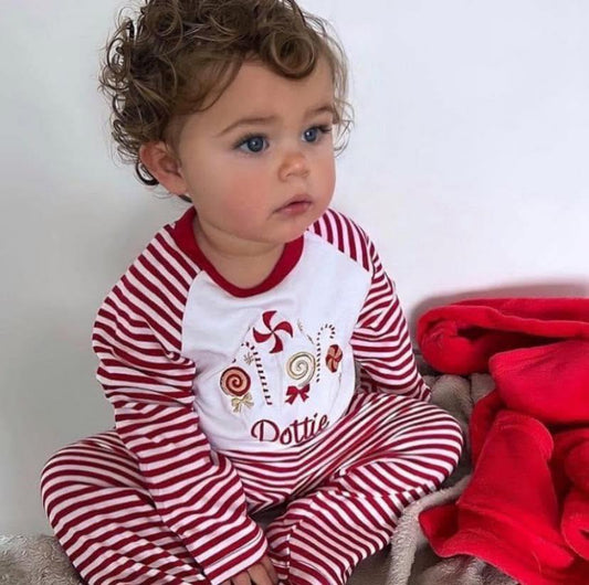 Childrens Christmas Candy Design pyjamas