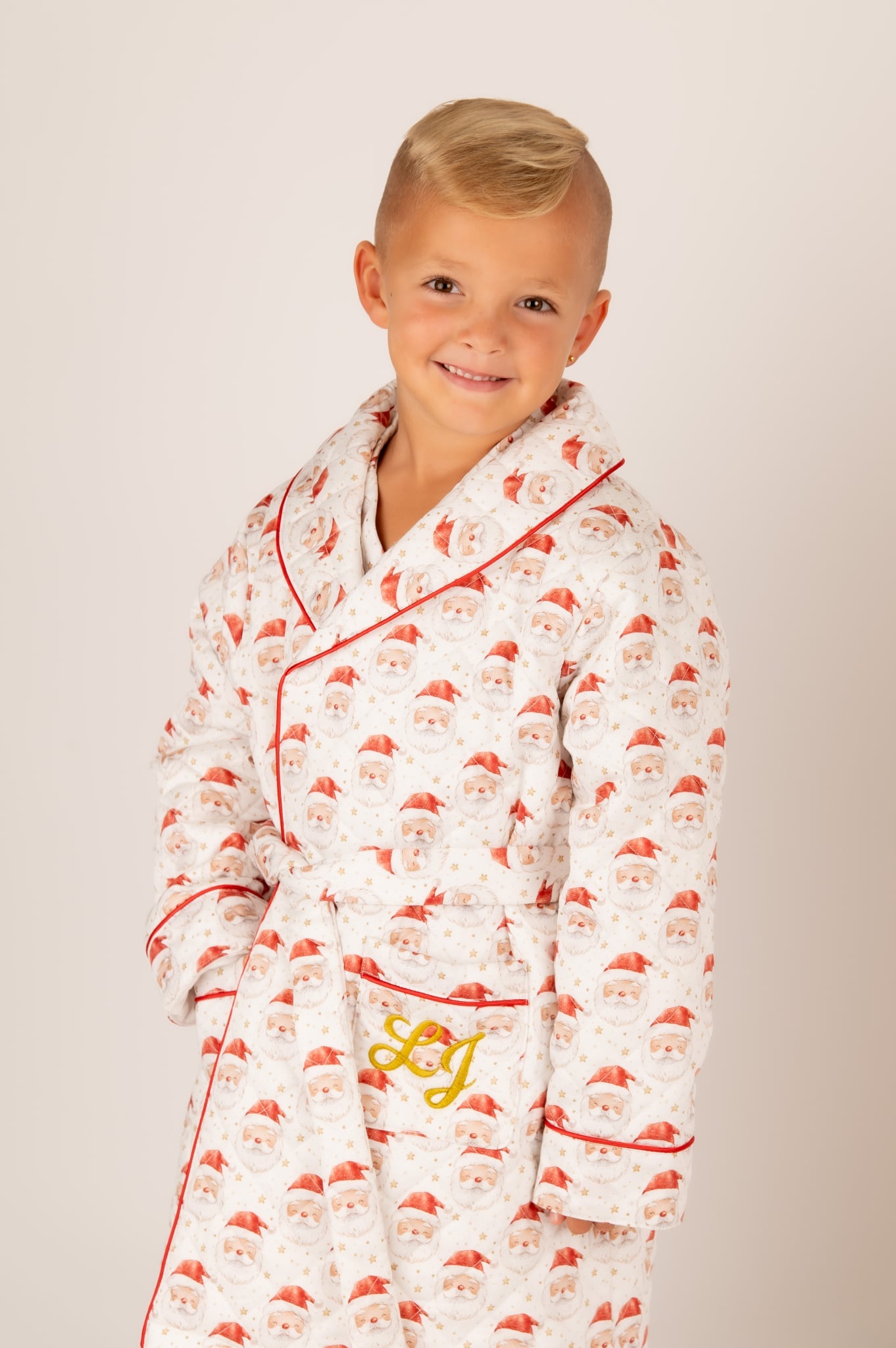 PRE ORDER -BOYS Santa Print Pyjamas